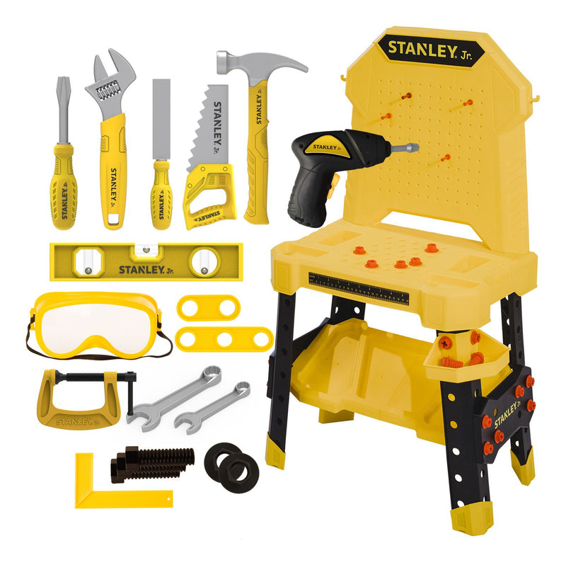 Stanley Jr. Pretend Play Workbench, Drill & Toolset - Image