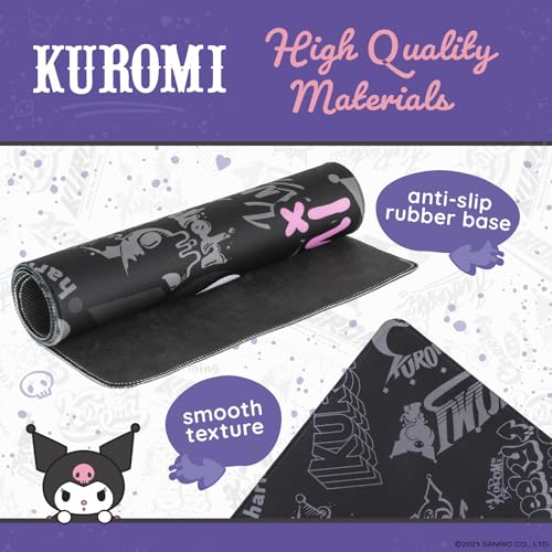 Kuromi Jumbo Desk Mat (image 8 of 11)