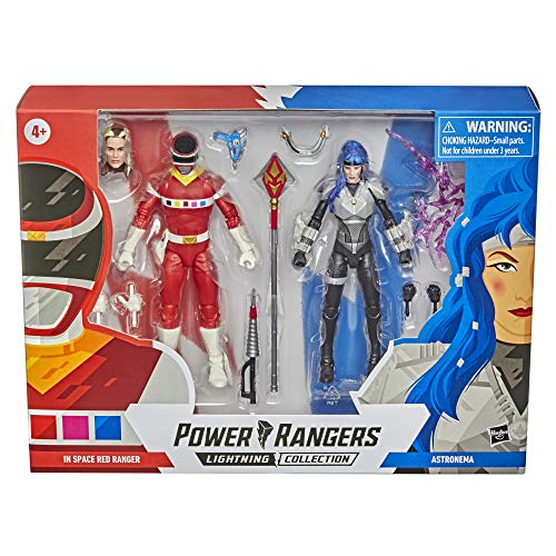 Power Rangers Red Ranger vs Astronema figures