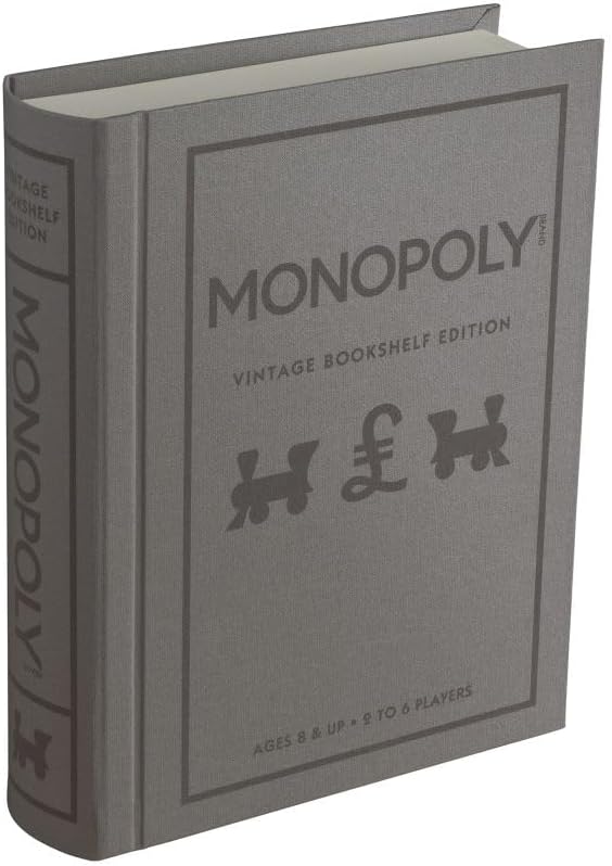 Monopoly Vintage Bookshelf Edition Board Game