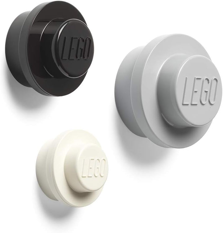 LEGO Wall Hanger Set - White, Black, Grey