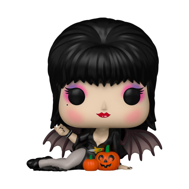 Elvira Pumpkins Elvira Icons Funko POP! Vinyl Figure, in display