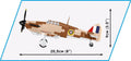 Cobi 5866 World War II Hawker Hurricane Mk1 (138 Pieces)