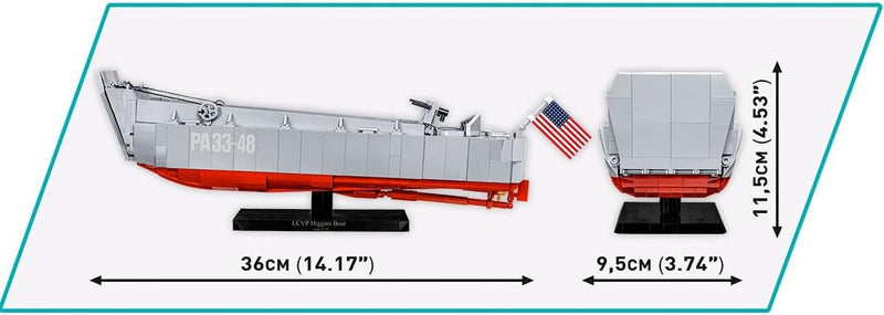 Cobi 4849 World War II Landing Craft Higgins Boat 715 pcs