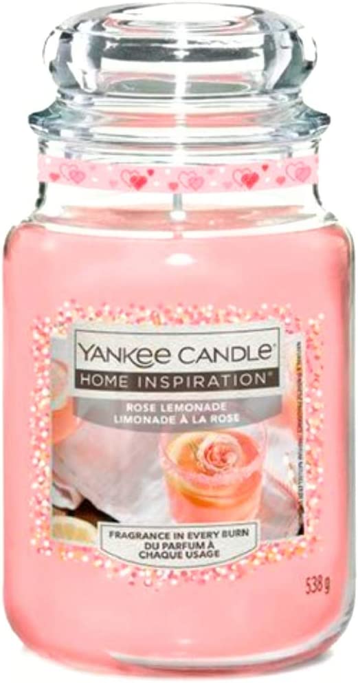 Yankee Candle rose lemonade collectible from hanrattycraftsgifts.co.uk