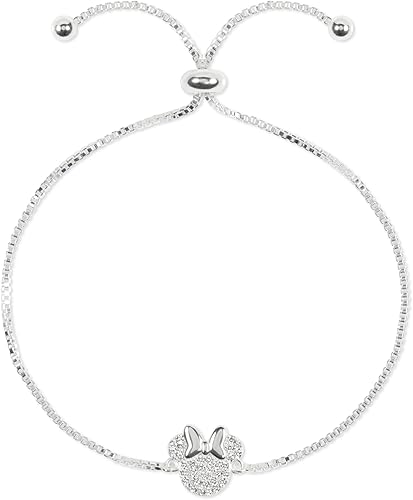 Disney Minnie Mouse Crystal Lariat Bracelet