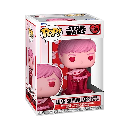 Luke & Grogu Star Wars Valentines Funko POP! Vinyl Figure, alternate view