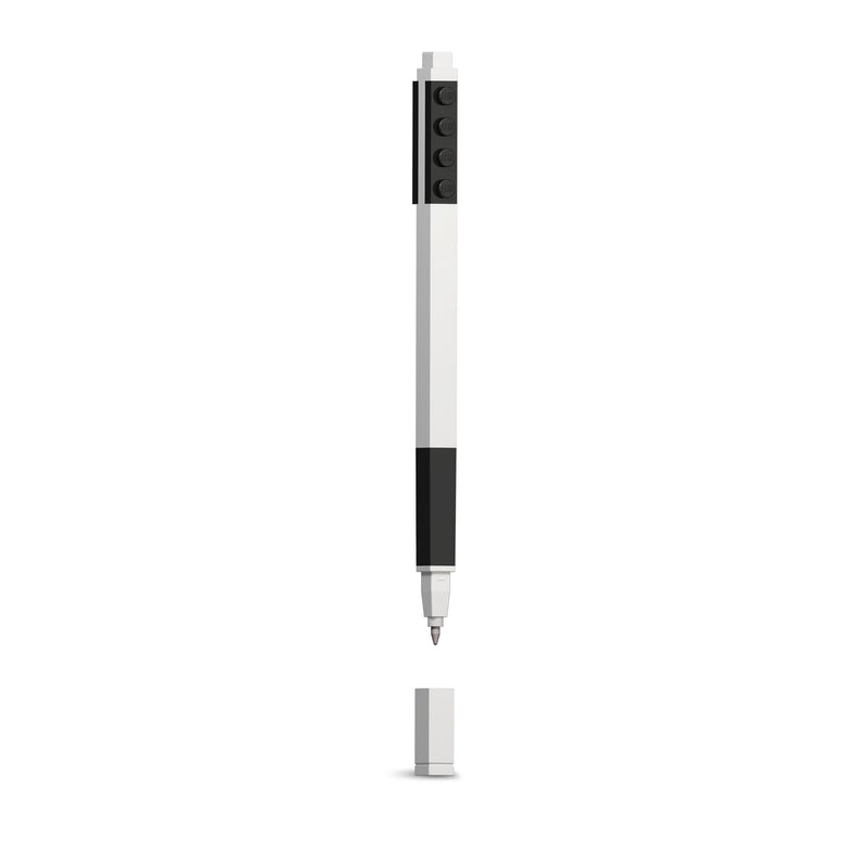 LEGO Black Gel Pens with Minifigure, rear view