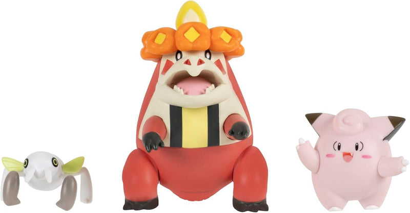 Pokemon - Clefairy, Crocalor & Nincada Battle Figure Set collectible from Jazwares