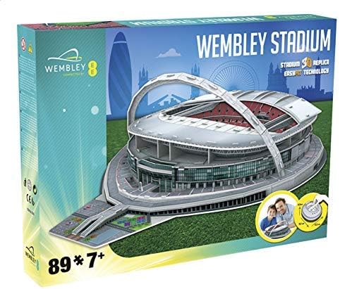 3D Stadium Puzzles Wembley Puzzle (89 Pieces) - Image 2