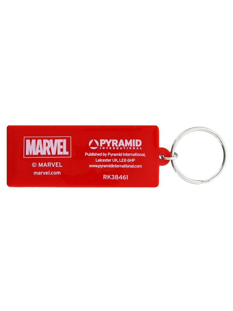 Marvel Comics Rubber Keychain Logo 6 cm