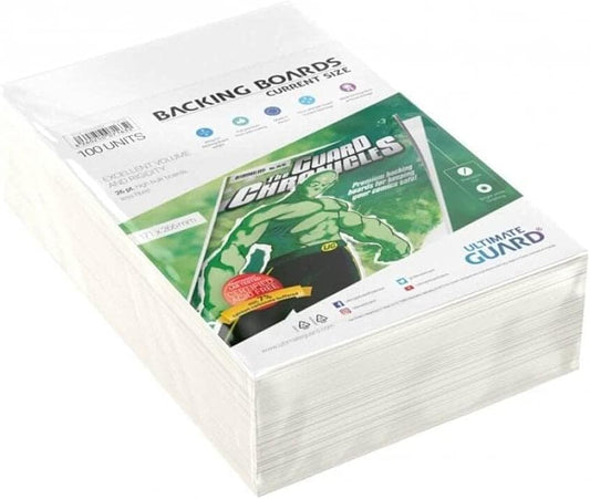 Ultimate Guard Comic Backing Boards Current Size 100 Pack