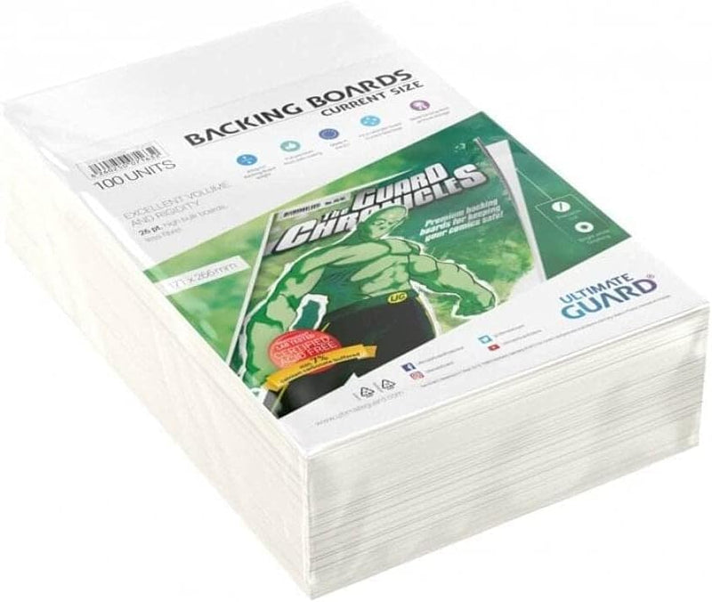 Ultimate Guard Comic Backing Boards Current Size 100 Pack