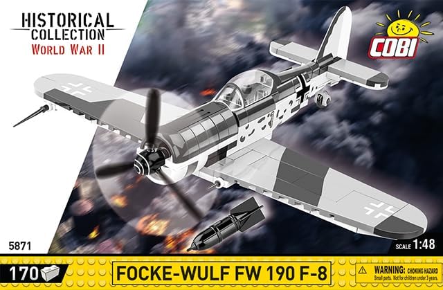Cobi 5871 World War II Focke-Wulf FW 190 F-8 170 pcs