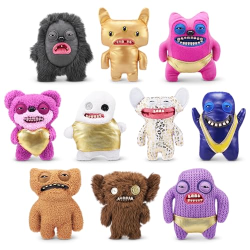 Fuggler Gold Fuggs Greedy Grinner 9" Plush, packaging shot
