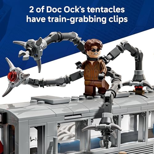 LEGO Marvel 76321 Spider-Man vs Doc Ock Subway Train Scene