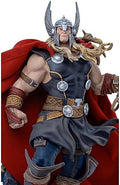 Iron Studios Thor Unleashed Deluxe Marvel Comics Art Scale 1/10 Statue