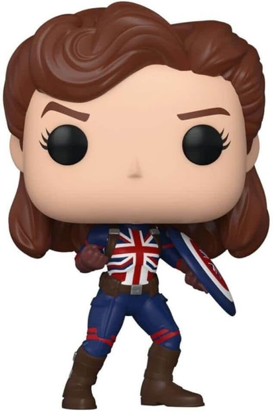 Funko Marvel What If Captain Carter Posen POP! Vinyl (Special Edition) Figure - Image 2