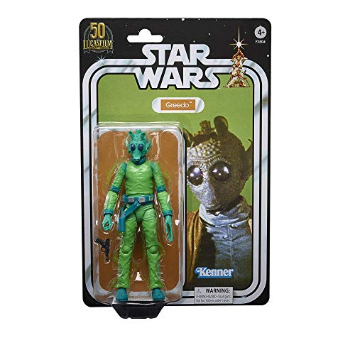 Star Wars The Black Series Greedo Lucasfilm 50th Anniversary, close-up detail