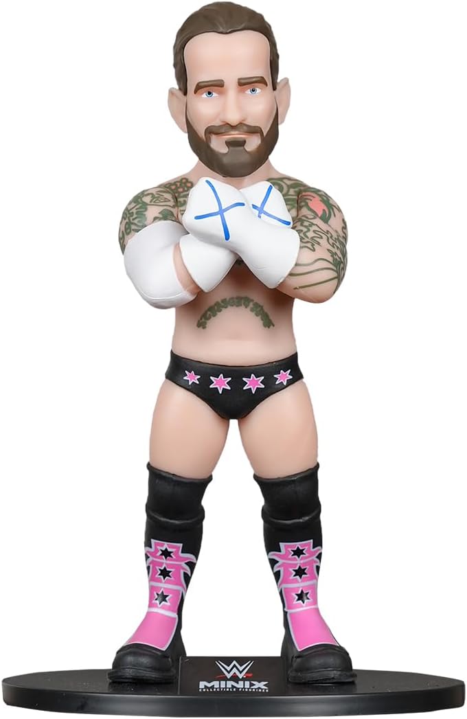 CM Punk WWE MINIX Sports Figure, side angle