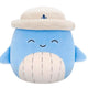 Squishmallows Samir The Whale Shark with Bucket Hat 7.5" Plu