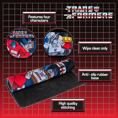 Transformers Gaming Desk Mat, size reference