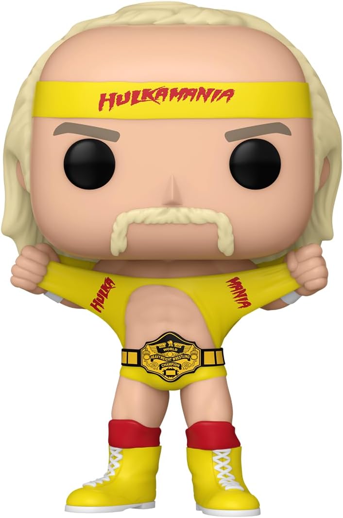 Funko Pop! WWE: Hulk Hogan hulkamania With Belt, alternate view