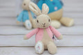 Peter Rabbit & Flopsy Bunny Bean Rattles, side angle