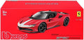 Bburago Ferrari Signature SF90 STRADALE Super Car, side angle