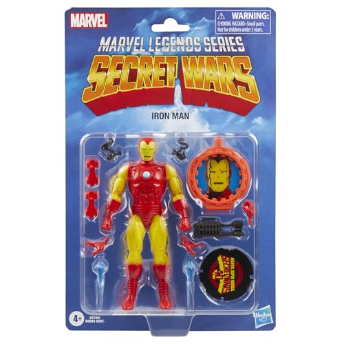 Marvel Secret Wars Iron Man Marvel Legends Series Action Fig, close-up detail