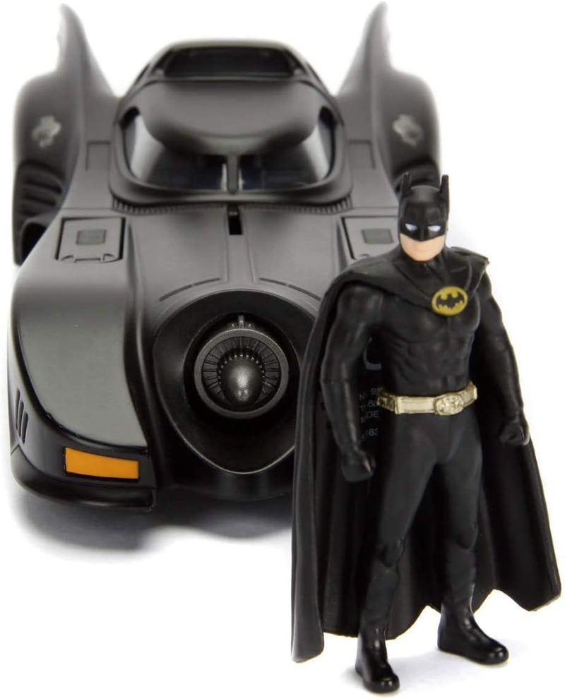 Jada Batman 1989 Batmobile 1:24 Die Cast Collectible Car - Image 3