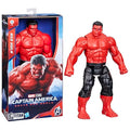 Captain America Brave New World Titan Hero Series Deluxe Red, size reference