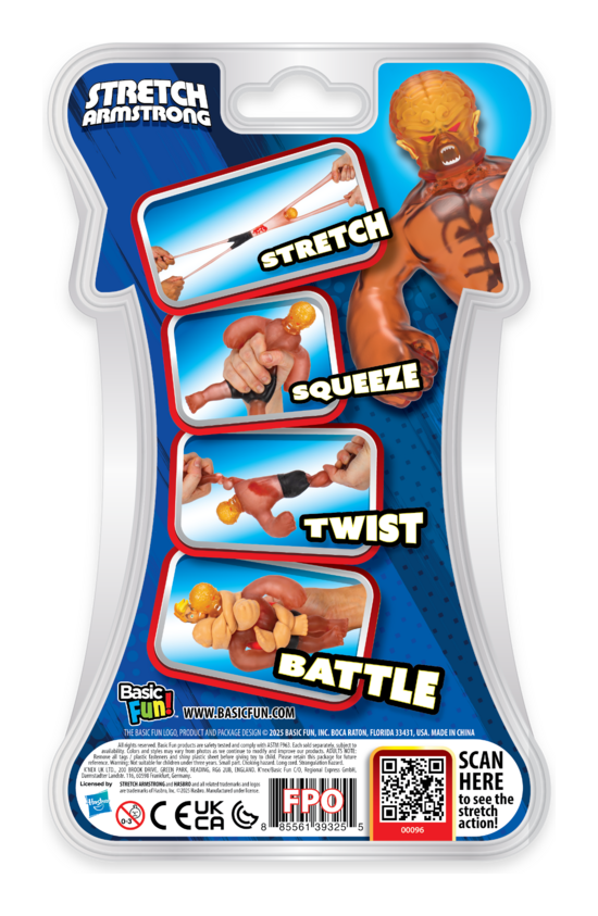 Stretch Armstrong - X-Ray Core Figure, close-up detail