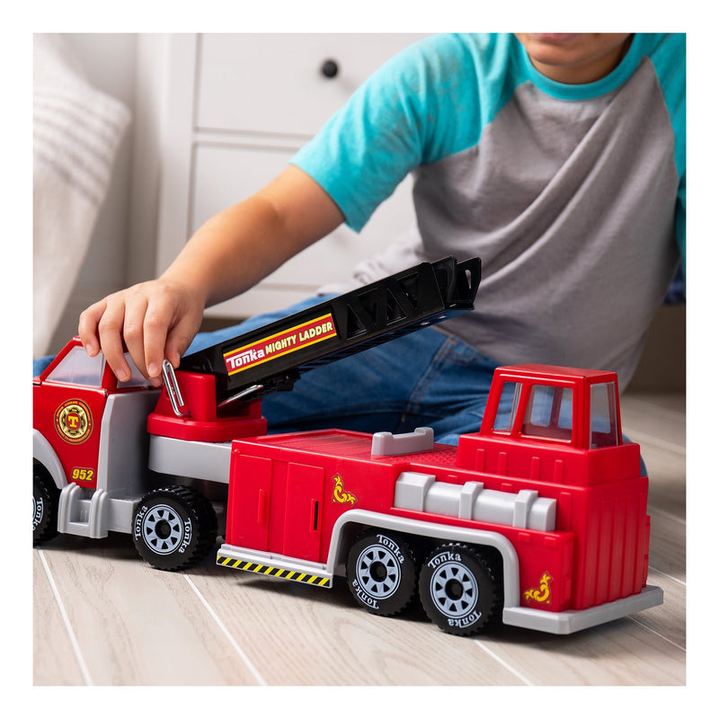 Tonka - Steel Classics - Hook & Ladder Fire Truck, product detail