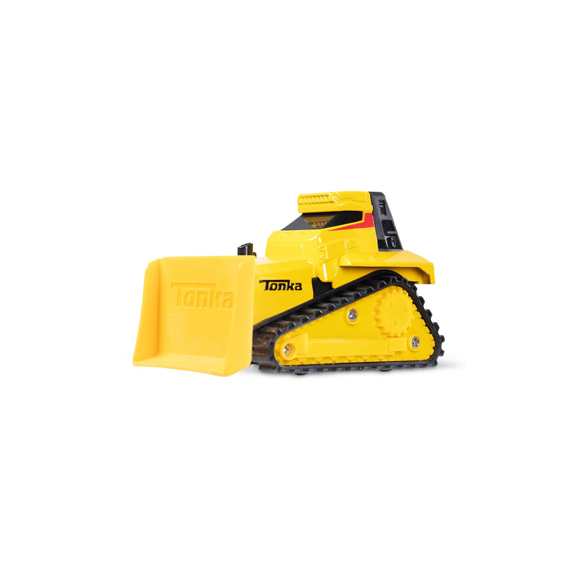 Tonka - Steel Classics Titans Bulldozer, side angle