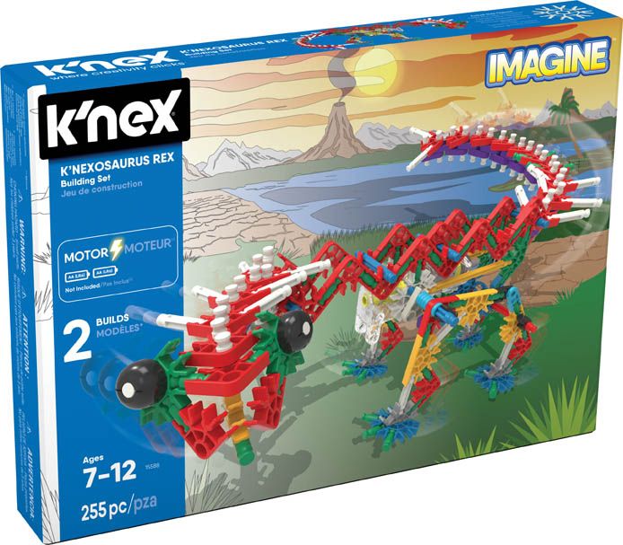 K'Nex 255 Piece 2 Model K'Nexosaurus Rex Building Set