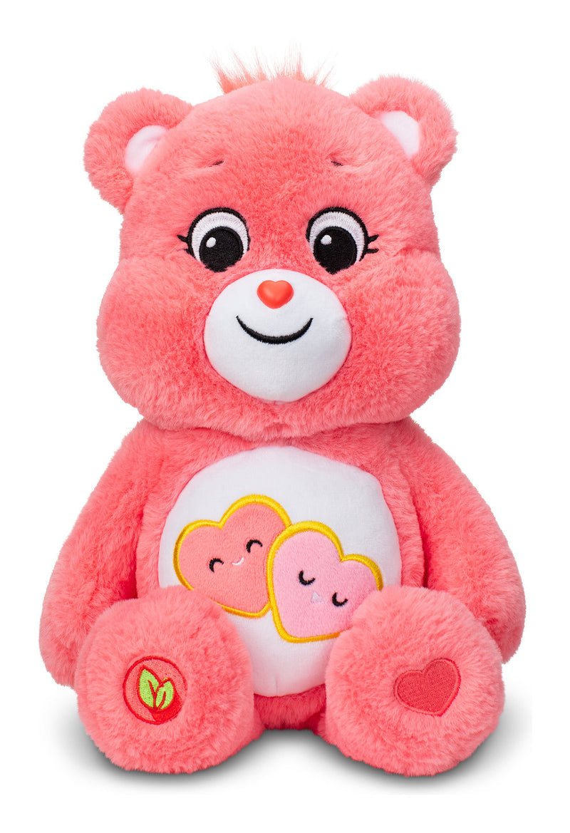 Care Bears 35cm Medium Plush Love-A-Lot Bear Eco, side angle