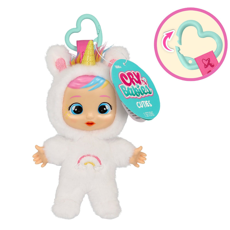 Cry Babies - Cuties - Dreamy - White w/Rainbow