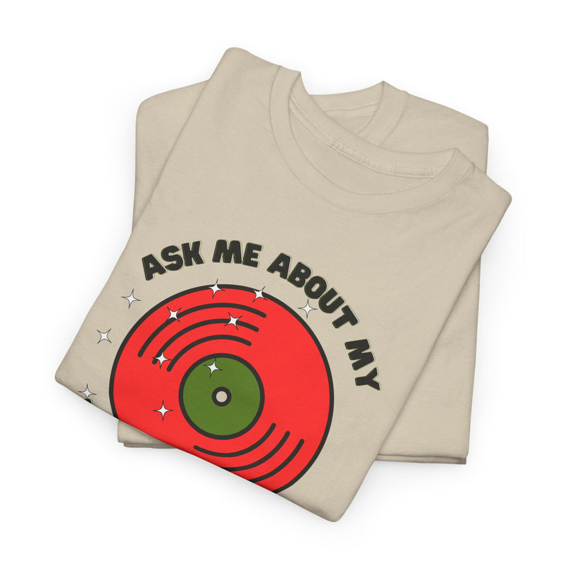 'Ask Me About My Record Collection' Men's T-Shirt, product detail