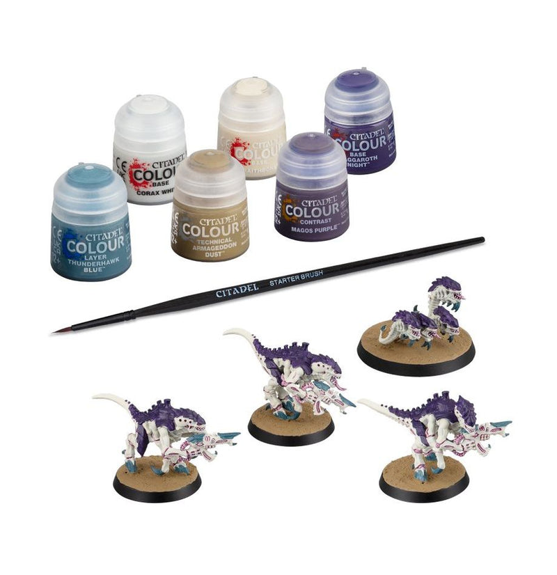 Tyranids: Termagants and Ripper Swarm + Paints Set, alternate view