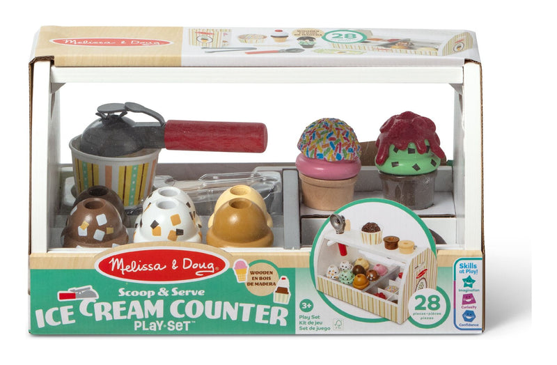 Melissa & Doug - Wooden Ice Cream Counter - Image