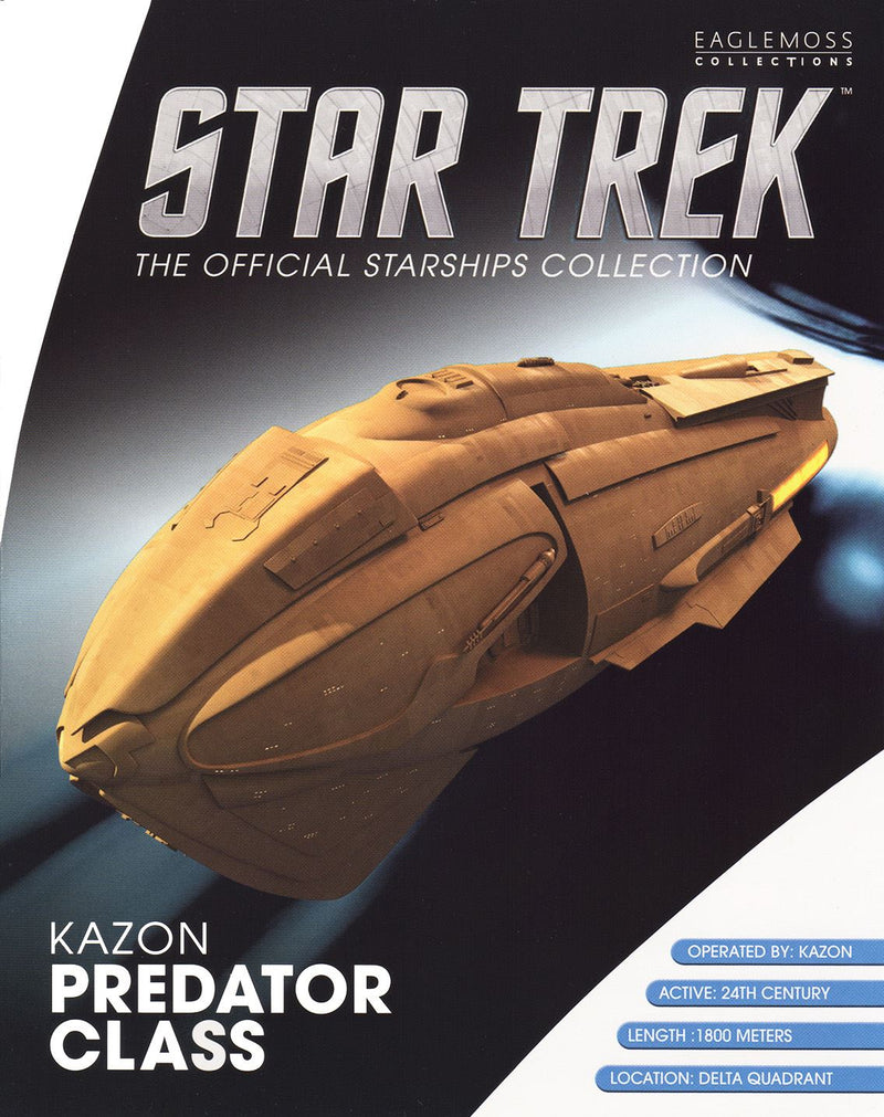 Kazon Predator Class Model Diecast Ship BONUS ISSUE (Eaglemoss / Star Trek), close-up detail