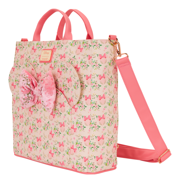 Loungefly - Minnie Floral Convertible Backpack & Tote Bag - Image