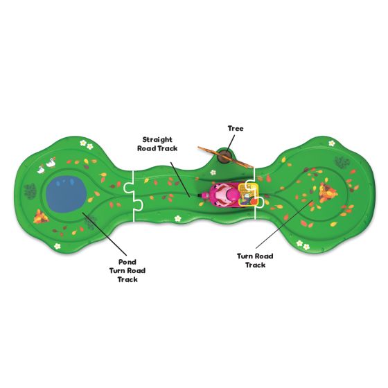 Peppa Pig Whizz Around Pedal Along Peppa