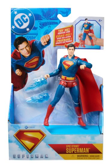 Superman 6" Superman Battle Attack Superman Feature Figure