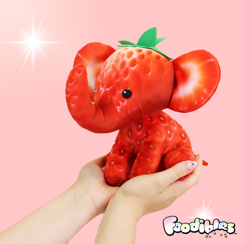 Foodibles Series 1 Large Plush: Strawberry Elephant