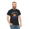 'Money Can't Buy Happiness, But It Can Buy Vinyl' Men's T-Shirt, side angle