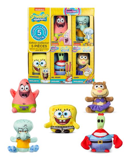 Micro Teenies Sponge Bob Collector 5 Pack