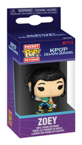 KPop Demon Hunters - Zoey Funko Pop! Keychain Vinyl Figure