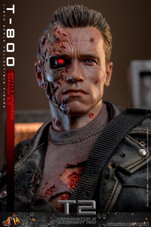 Hot Toys Terminator 2: Judgement Day DX46 T-800 (Battle Damaged Version 2.0) 1/6th Scale Figure